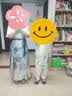 罗蒙女童马面裙汉服国风新中式儿童套装中秋演出服 天青色 套装  110 实拍图