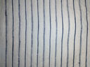 无印良品 MUJI 女式 麻 水洗 开领半袖连衣裙 女装汉麻裙子夏季 BC2JLA4S 米白色条纹 L 165/88A 实拍图