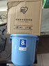 爱丽思（IRIS）手提塑料水桶有刻度加厚多功能储水桶爱丽丝洗涤浇花清洁收纳水桶 容量8L 实拍图