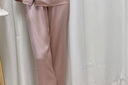金三塔真丝睡衣女100%桑蚕丝外穿凉感两件套装睡裤居家服 雾霾蓝 M 实拍图