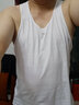 俞兆林2件中老年男士背心纯棉老人打底汗衫夏季宽松爸爸爷爷汗衫 中老年背心男白色2件 115（155-165斤） 实拍图