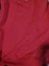 真维斯网红亲子装卫衣新款秋装一家三口国潮上衣国庆炸街母子装潮 红色/K彩带龙 100cm 实拍图