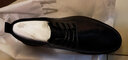 海澜之家HLA皮鞋男商务休闲秋冬正装德比鞋子HAAPXM4EBH268 黑色加绒款39 实拍图