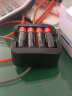 海科盛充电电池5号锂电池1.5V可充电大容量3000mWh锂电池充电套装 快充充电器/黑+4节5号锂电池 实拍图
