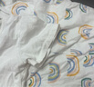 aqpa【135g新疆棉】婴儿内衣套装夏季纯棉男女宝宝衣服薄款分体短袖 彩虹乐园 100 实拍图
