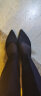 朴尼斯 Pounise 单鞋女韩版百搭气质浅口大码船鞋平底柔软小码女鞋子 PQM-07 黑色 38/240(1.5) 实拍图