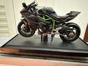 美驰图1:18 摩托车 模型 机车川崎h2r模型 玩具 仿真 跑车男生礼物 川崎H2R黑色 实拍图