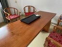 实木大板茶桌椅客厅原木整板新中式办公室功夫茶台茶桌一体一整套 工字脚-平面款[原木整板] 1.6米桌+1围椅+4月牙椅+茶水柜 实拍图