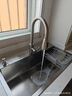 松派厨房水槽304不锈钢水槽双改大单槽水池盆洗菜盆台下盆洗碗槽 右排0涂层+抽拉龙头 750*410mm【国标SUS304假一赔十】 实拍图