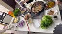 Rikyu利休电磁炉燃气通用烤盘麦饭石色不粘烤肉户外家用平底煎锅 大圆形不粘烤盘 套装 YP 32cm 实拍图