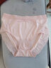 苏蔓枍3条装大码内裤女高腰收腹蕾丝性感包臀无痕冰丝牛奶丝女士三角裤 肤色+灰色+粉色 2XL （145-175斤） 实拍图