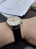 君寐适用于万国手表表带鳄鱼皮真皮男IWC葡萄牙七日链柏涛菲诺飞行员 折叠黑色-银扣 20mm 实拍图