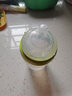 可么多么（como tomo）婴儿新生儿宽口径硅胶奶瓶 仿母乳防胀气 (3-6月) 绿色 250ml 实拍图