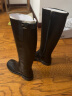 思加图冬季新款骑士靴长靴高筒靴时装靴女皮靴D2573DC3 黑色（单里） 36 晒单实拍图