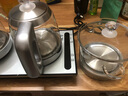 祝丰 玻璃全自动上水壶电热水壶抽水功夫茶台烧水壶茶具煮水壶烧水器电茶壶泡茶机底部上水壶蒸煮茶器 37x20 三合一款（烧水+煮茶+消毒）） 实拍图
