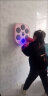 曼迪卡威（Mdikawe）音乐拳击机墙靶成人儿童反应靶电子智能打击拳练拳健身训练器材 粉色-配成人拳击手套 不扰民/高音质立体声/可连手机 实拍图