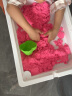 SPACE SAND太空沙套装彩泥粘土儿童玩沙玩具沙子活力城堡粉红色2.4斤盒装 实拍图