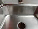 柯邦不锈钢水槽洗菜池水槽单槽一体拉丝加厚不锈钢洗菜盆厨房阳台水槽 单冷龙头套餐 升级加厚60*43 实拍图