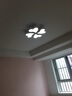 灵翔之光卧室灯吸顶灯无极遥控led灯具温馨简约现代薄家用房间灯2025新款 花瓣 直径55cm  32w无极 实拍图