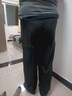 垂感小西裤男士夏季冰丝凉感商务西装裤免烫大码直筒休闲九分裤子 黑色 4XL 【160-180斤】 实拍图