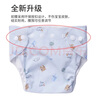 Babyprints尿布兜婴儿隔尿裤透气防水防侧漏可洗按扣款粉色3条装小码 实拍图