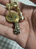 大礼尚舒黄铜五帝钱貔貅钥匙扣挂件男复古黄铜葫芦车挂饰吊坠挂绳 五帝钱+招财貔貅+葫芦+金钱袋+扣 实拍图