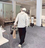 NY-MR国潮男装连休闲防晒衣服夏季薄夹克外套户外旅行潮流皮肤衣男女同 YZ-2633#浅咖色 XL 实拍图