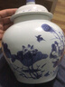 尚云品 大号将军陶瓷茶叶罐定窑手绘茶罐 青花青瓷密封茶叶罐存茶桶2斤 青瓷罐（荷塘月色）2斤装 实拍图