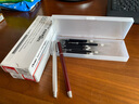 派通（Pentel）LRN5/LRN5TL速干黑色笔芯黑色水笔替芯大容量适用bln105\/bln75学生按动中性笔0.5mm彩色勃艮第红 黑色【LRN5】 12支装 实拍图