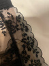 梦芭蒂（Moonbadi）内衣女刺绣蕾丝乳胶文胸大胸显小显瘦薄款无钢圈聚拢防下垂胸罩 实拍图