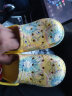 巴布豆儿童拖鞋男童女童凉鞋夏季透气宝宝洞洞鞋 黄色 180码 实拍图