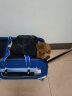 DO DO PET宠物拉杆箱猫咪外出便携拖车狗狗大容量猫包猫箱透气手提包旅行箱 蓝色-拉杆可拆卸-可承重35斤 实拍图
