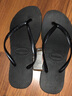 havaianas哈唯纳SlimFlatform厚底人字拖女夏外穿增高夹脚凉拖鞋 0090-火耀黑 39 39/40巴西码 实拍图