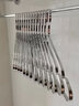 瑞生祥304不锈钢衣架夹实心防滑晾衣架凉衣架成人衣架凉台加粗加厚加款 不锈钢衣架加宽加长【45cm】 20个装 实拍图