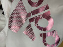 阿迪达斯 （adidas） 短袖女 2024夏新款运动服潮流休闲体恤上衣透气半袖圆领T恤女 HF0035/粉色/渐变logo/主图款 S 实拍图