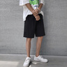 雅鹿短裤男夏季薄款男装港风运动休闲潮牌五分裤宽松男士大裤衩裤子 黑色K181 6XL 【建议体重195-220斤】 实拍图