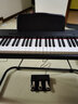 Letesi乐特思电钢琴便携式88键重锤初学者电子钢琴成人专业考级数码钢琴 88键黑色 重锤键-三踏+U架+琴凳 实拍图