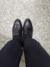 金利来（goldlion）男鞋商务休闲正装鞋舒适轻质透气时尚皮鞋50383013701A-黑-41码 晒单实拍图