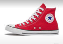匡威（Converse）官方 All Star男女经典美拉德高帮帆布鞋红色101013 101013/红色 36.5 实拍图