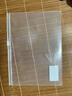 得力文件袋透明塑料考试专用袋子学生中考高考拉边袋加厚资料袋大容量拉链袋防水收纳袋考场文具袋 A5 2个装 实拍图