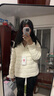 坦博尔【店铺推荐】羽绒服女连帽轻薄短款修身轻便冬季外套TBF310218D 浅云白 M (165) 实拍图