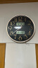 康巴丝（Compas）挂钟 万年历石英钟表挂墙客厅时钟温湿度挂表 C3240-2 黑色 36cm 实拍图