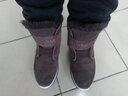 AU&MU澳洲雪地靴女冬季保暖皮毛一体加绒防滑大棉鞋魔术贴羊毛短筒女靴 巧色 【羊皮毛一体】182 36 实拍图