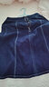 betu百图女装2022秋季新款半身裙高腰显瘦中长款裙子小鱼尾牛仔半身裙女2209T76 牛仔色 S 实拍图