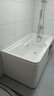 科勒（KOHLER） 浴缸家用浴室整体独立式浴缸希尔维亚克力浴缸泡澡亲子浴缸 右角位20807T(1600x800)1.6m 实拍图