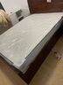 麦娅月实木床 胡桃木实木床中式双人床简约家用主卧婚床实木大床 胡桃木床+1柜+20cm乳胶弹簧床垫 1500*2000mm气压款 实拍图
