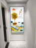 摩琥玄关装饰画竖版现代简约玄关画正对门壁画北欧走廊过道入户挂画 家和富贵15187 布艺画+50*100CM金框 实拍图