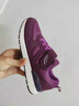 足力健艾爸爸足力健老人鞋女秋冬季加宽妈妈鞋爸爸鞋透气防滑软底中老年人 升级款A1666紫色（送袜子） 38 (240mm) 实拍图