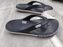 卡骆驰（CROCS）贝雅卡骆班人字拖鞋|205393 深蓝/辣椒红-4CC 44(280mm)  实拍图