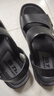回力凉鞋男士夏户外运动外穿室内家居两用防滑耐磨时尚爸爸拖鞋男夏季 黑色 43 偏小一码 实拍图